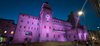 Il Castello illuminato di rosa