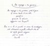 Giorgio Bassani, il manoscritto della poesia "Da ragazzo e da giovane"