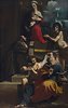 Carlo Bononi, "Madonna col Bambino in trono con i santi Francesco, Matteo e Giovanni Battista", 1623-25, olio su tela, cm 144 x 91, Collezione privata