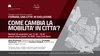 Cartolina dell'incontro su "Come cambia la mobilità in città" - Ferrara, martedì 20 novembre 2018