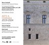 Cartolina d'invito alla presentazione bilancio Arte a Ferrara 2019-2024 per sabato 24 febbraio 2024
