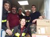 Donazione dei materiali a ospedale di Arquata da parte dei Vigili del fuoco di Ferrara, Comitato amici di Marco Galan e Associazione Giulia