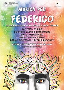 Locandina "Musica per Federico 2018"