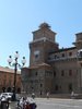 Ferrara, il Castello estense con la Torre dei leoni danneggiata dal terremoto del 2012 