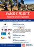 Locandina dell'incontro dedicato a "Viaggio è felicità" - Ferrara, 12 aprile 2019