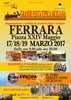 Locandina di "Sicilia viva in festa" a Ferrara dal 17 al 19 marzo 2017