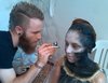 Mattia Vignotto alle prese con uno zombie make-up