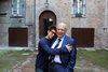 Il presidente della Comunità ebraica di Ferrara Andrea Pesaro con il nipote Alessandro