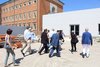 MEIS - Comitato scientifico durante il sopralluogo nel cantiere del museo, Ferrara 19 giugno 2017