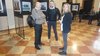Davide Tumiati, Claudio Tassinari e AlessandraPiganti alla mostra "Patrimonio fortificato" - Ferrara 5-23 marzo 2018
