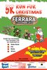 Volantino della corsa non competitiva "Run for Christmas" in programma a Ferrara il 17 dicembre 2016 
