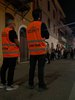 Street tutor durante la movida del venerdì sera in centro a Ferrara 