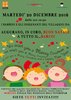 Volantino dell'iniziativa di auguri natalizi nel quartiere Barco di Ferrara il 20 dicembre 2016