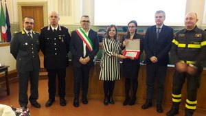 Premio a "cittadino responsabile per "Festa legalità 2019"