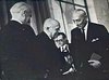 Giorgio Piacentini (a destra) premizione con Presidente Rep Antonio Segni.jpg