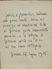 Il manoscritto di d'Annunzio lasciato a Ferrara
