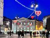 Listone allestito per San Valentino