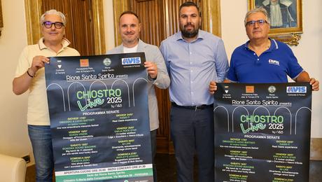 "Chiostro Live 2025": la tradizione musicale del "Night & Blues" prosegue con otto nuove serate fra tributi e cover a Santa Maria della Consolazione