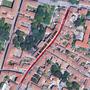 In corso la ripavimentazione di un tratto di via Borgo dei Leoni a Ferrara a cura di Hera, con modifiche alla viabilità