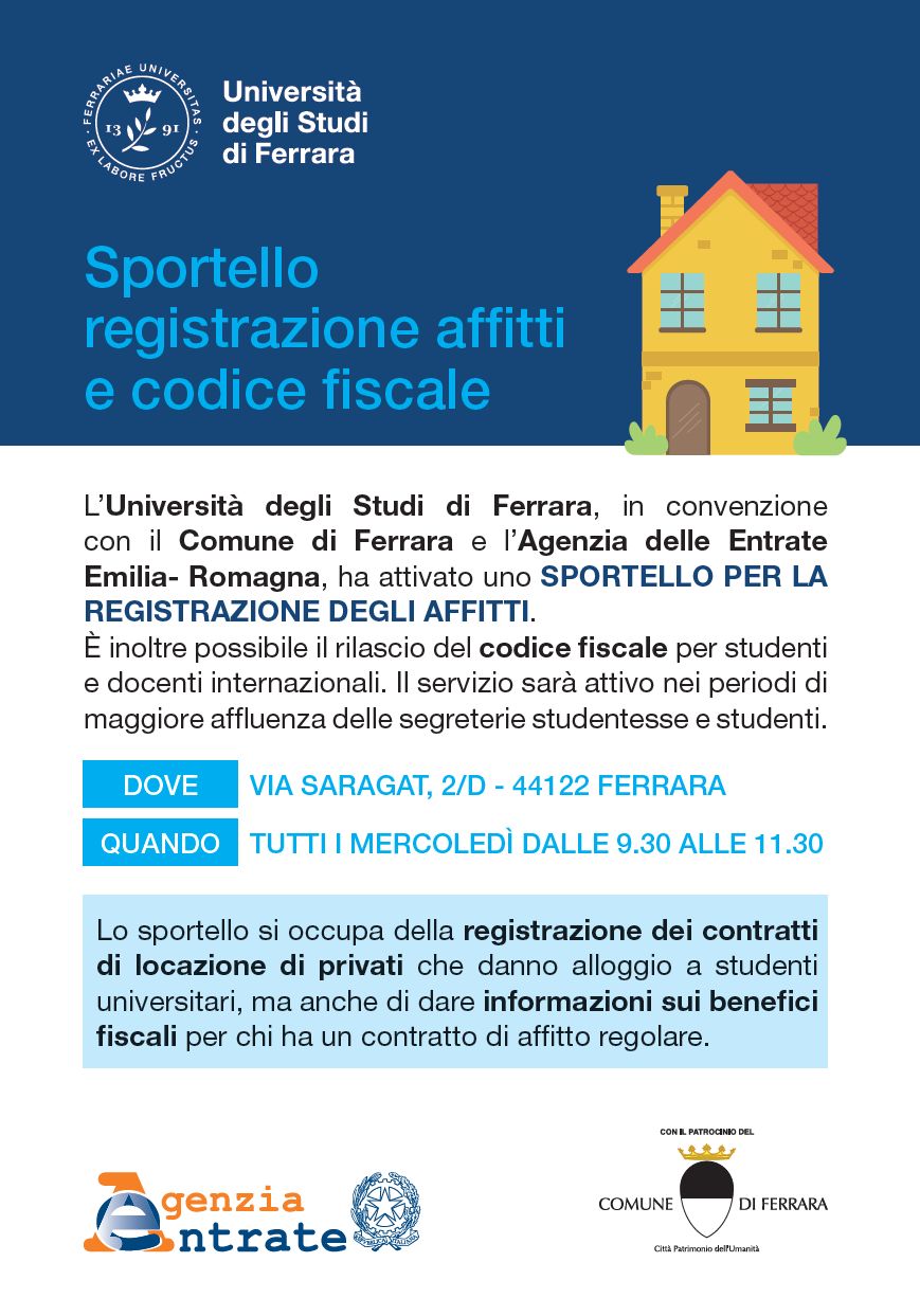 Prosegue Il Progetto Sportello Registrazione Affitti Di