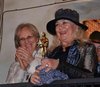 Enrica fico e Mara Salvi all'inaugurazione