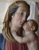 IL bambino bacia la vergine