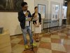 Attori del Teatro Ferrara Off leggono brani tratti dall'Orlando Furioso di Ludovico Ariosto (foto Ufficio Stampa del Comune)