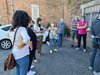 L'incontro con i cittadini di Albarea durante la tappa dell'Ufficio Mobile del Comune di Ferrara nella frazione