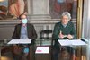 Presentazione dell'iniziativa "Leggiamoci negli occhi per la Giornata contro violenza alle donne" con dirigente Angelo Andreotti e ass. Marco Gulinelli