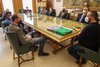 Un momento della cerimonia di consegna del Tricolore al sindaco Alan Fabbri da parte dei Lions Ferrara