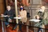 Presentazione dell'esito progetto inclusivo "Sport in life of quality": da sinistra Giannantonio Braghiroli, l'ass. Crstina Coletti, Alessandro Grande (fotoFVEcch)