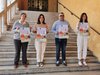 Presentazione della "Festa primavera al parco" con Sabina Mirabella di Ado, gli assessori Cristina Coletti e Nicola Lodi insieme con Alessandra Scotti di FeshionEventi