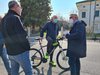 Nicola Lodi a San Bartolomeo in Bosco per la conclusione della 5a tappa del tour 'Con le Frazioni' - Ferrara, 25 marzo 2022 (fotoSP)