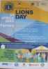 Locandina del "Weekend pace e Lions Day Ferrara"- fotoFVecch