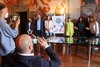 Presentazione dell'iniziativa "DiverSiAmo" con il sindaco Alan Fabbri, il vicesindaco Nicola Lodi, l'assessore alla Pubblica istruzione Dorota Kusiak (foto FVecch)