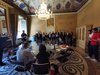 Presentazione del 70.o congresso nazionale Lions con il sindaco Alan Fabbri - Ferrara, sala cd Rotonda con Stemmi, 17 maggio 2022 (fotoGioM)