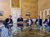 Presentazione del 70.o congresso nazionale Lions con il sindaco Alan Fabbri - Ferrara, sala cd Rotonda con Stemmi, 17 maggio 2022 (fotoSP FVecch)