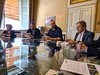 Presentazione del 70.o congresso nazionale Lions con il sindaco Alan Fabbri - Ferrara, sala cd Rotonda con Stemmi, 17 maggio 2022 (fotoSP FVecch)