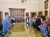 L'accoglienza della delegazione della città gemellata di Kaufbeuren con il vicesindaco Nicola Lodi e l'ass. Micol Guerrini