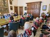 L'accoglienza della delegazione della città gemellata di Kaufbeuren con il vicesindaco Nicola Lodi e l'ass. Micol Guerrini