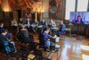 Presentazione della 27.a edizione del "Salone internazionale restauro" con l'assessore Marco Gulinelli (foto FVecch)