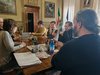 La Troupe della tv giapponese con sindaco Alan Fabbri