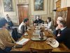 La Troupe della tv giapponese con sindaco Alan Fabbri