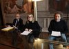 Aeronautica, presentazione progetto scuole con ass. Chiara Scaramagli, dirigente Sandro Bastia e Brig. generale Roberto Catapano