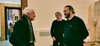 Sergio Zanni davanti al sindaco Alan Fabbri e all'assessore Marco Gulinelli - Ferrara, 7 febbraio 2023 (foto AR)