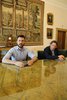 Albero di quartiere - ass. Alessandro Balboni e dirigente Alessio Stabellini - foto F. Vecchiatini