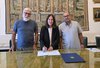 Firma Albo Imprese Solidali con ass. Cristina Coletti