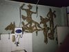 Alcune decorazioni riaffiorate dalla sala Volta grazie alla ricerca di Corrado pocaterra