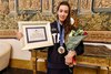 Alessia Maurelli in palazzo municipale a Ferrara