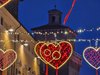 Addobbi per San Valentino a Ferrara - immagine d'archivio